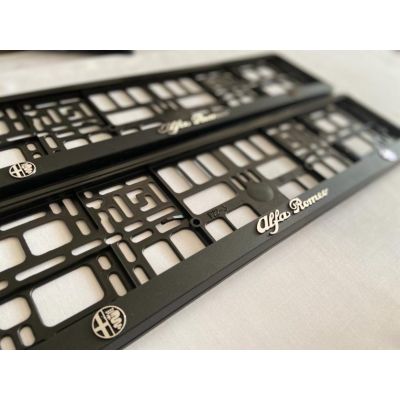 Alfa Romeo Number Plate Holder Surrounds (Front & Rear)