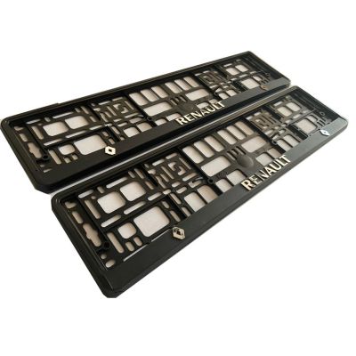 Renault Number Plate Holder Surrounds (Front & Rear)