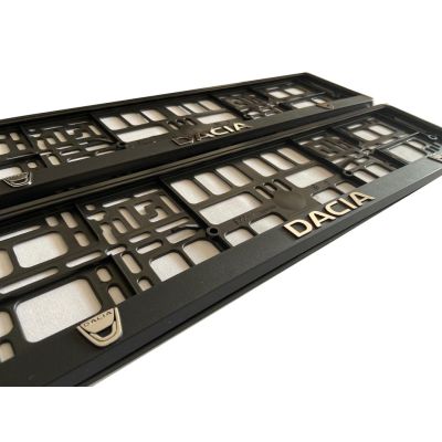 Dacia Number Plate Holder Surrounds (Front & Rear)