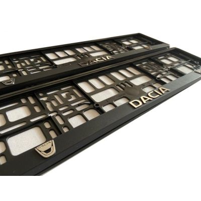 Dacia Number Plate Holder Surrounds (Front & Rear)