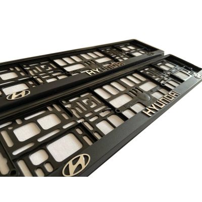 Hyundai Number Plate Holder Surrounds (Front & Rear)