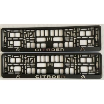 Citroën Number Plate Holder Surrounds (Front & Rear)