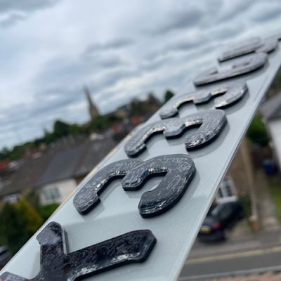 4D KRYSTAL INVISIBLE CAMO NUMBER PLATES LIMITED EDITION