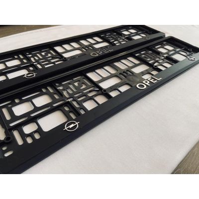 Opel Number Plate Holder Surrounds (Front & Rear)
