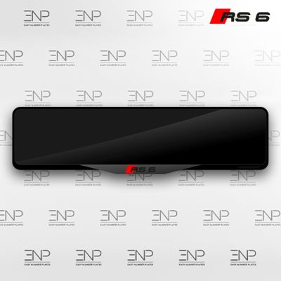 Signature Audi RS6 Number Plate Holder Surround