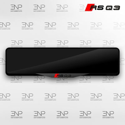 Signature Audi RS Q3 Number Plate Holder Surround
