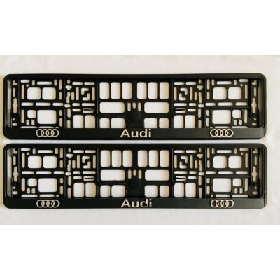 Audi Number Plate Holder Surrounds (Front & Rear)