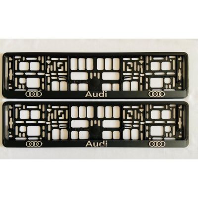 Audi Number Plate Holder Surrounds (Front & Rear)