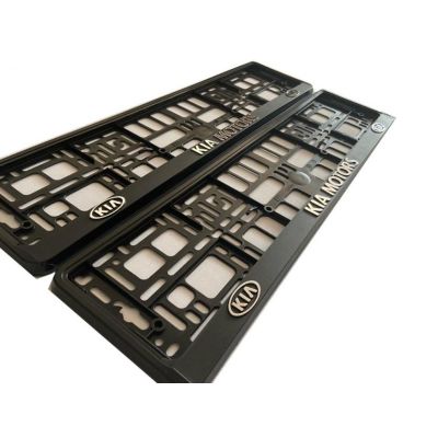 Kia Number Plate Holder Surrounds (Front & Rear)