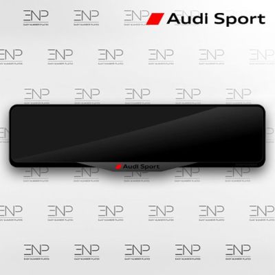 Signature Audi Sport Number Plate Holder Surround