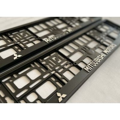 Mitsubishi Number Plate Holder Surrounds (Front & Rear)