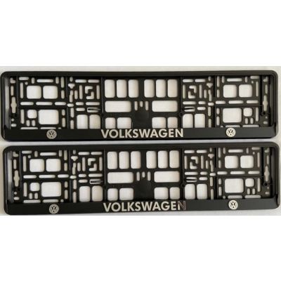Volkswagen Number Plate Holder Surrounds (Front & Rear)