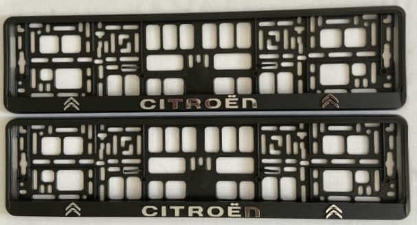 CITROEN NUMBER PLATE HOLDER SURROUNDS