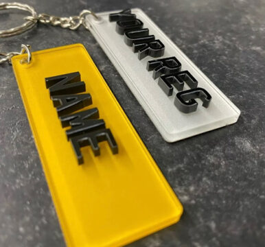 <span>Number</span> Plate Keyrings